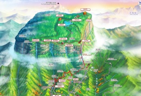 瓦屋山 玉屏山玻璃栈道温泉2日游